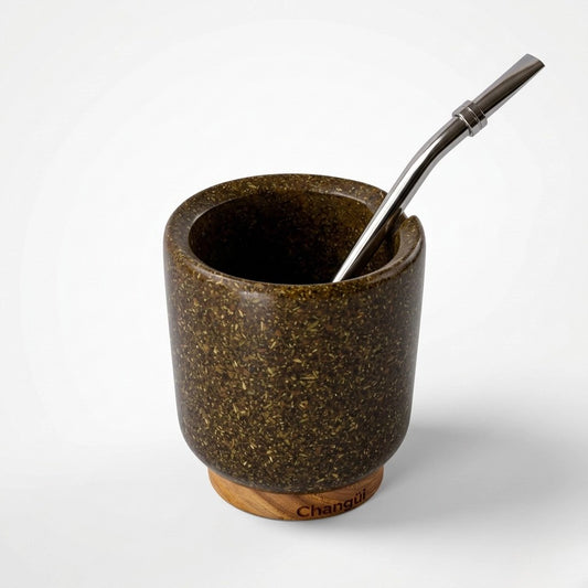 Mate Changuí with bombilla - Green