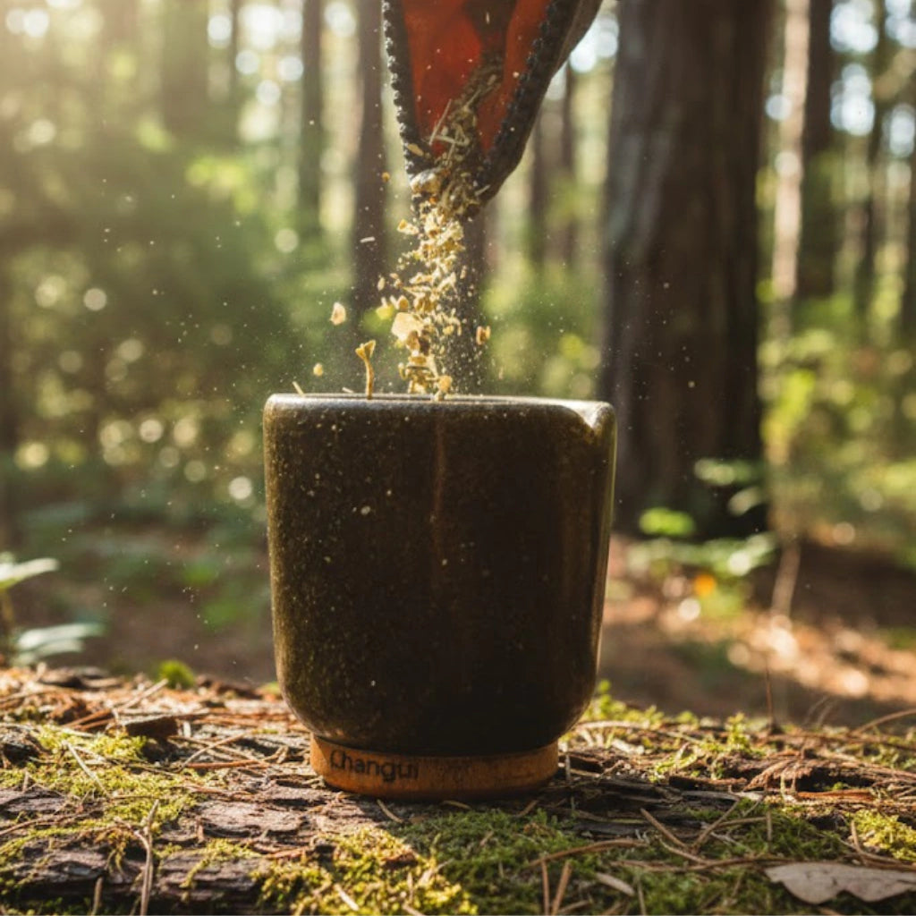 Mate Changuí with bombilla - Green