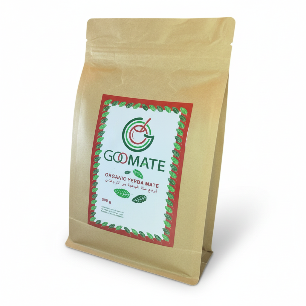 Organic Yerba goOmate 500g - clean white background